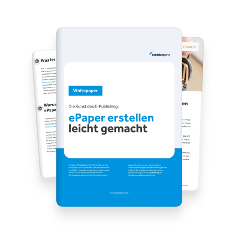 Whitepaper "ePaper erstellen leicht gemacht" mit publishing.one